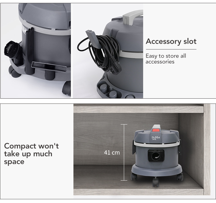Dr.Dirt 10L Vacuum Cleaner - Cleanic Cleaning Equipment