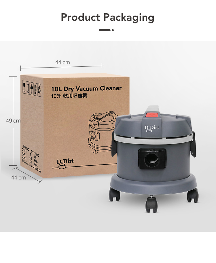 Dr.Dirt 10L Vacuum Cleaner - Cleanic Cleaning Equipment