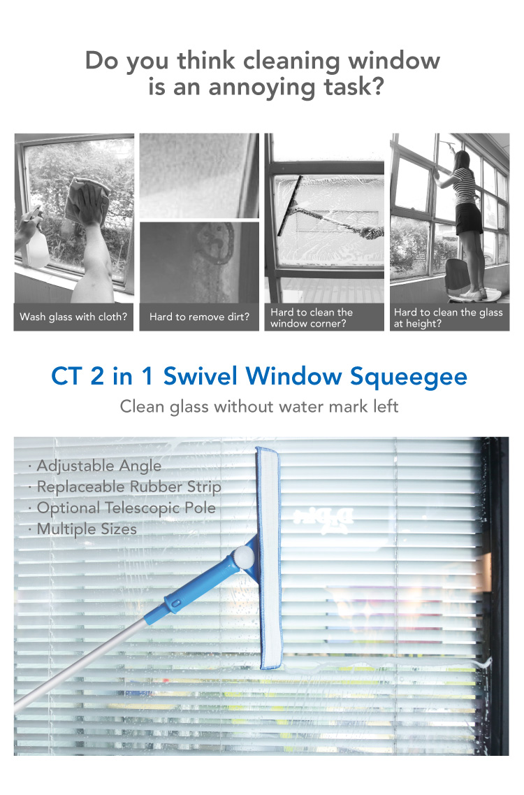 1661156041424036.jpg CT Swivel Combo Window Squeegee - Cleanic Cleaning Equipment