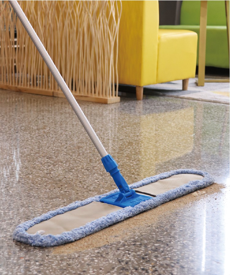1662012936278928.jpg CT Microfiber Dust Mop Complete, US Style, Screw Thread Connector - Cleanic Cleaning Equipment