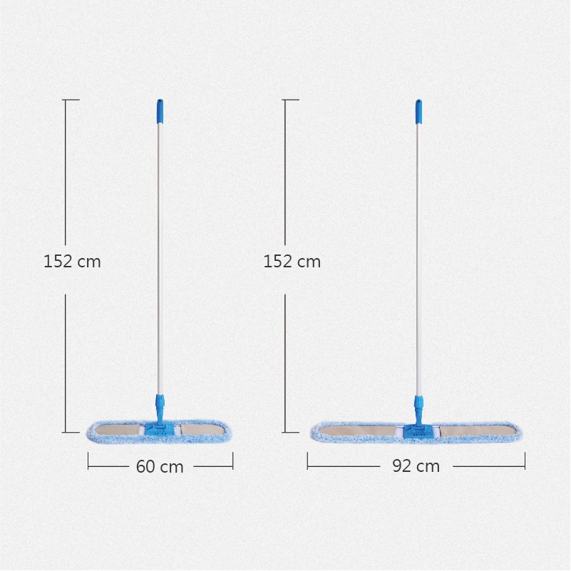 1662012938909523.jpg CT Microfiber Dust Mop Complete, US Style, Screw Thread Connector - Cleanic Cleaning Equipment
