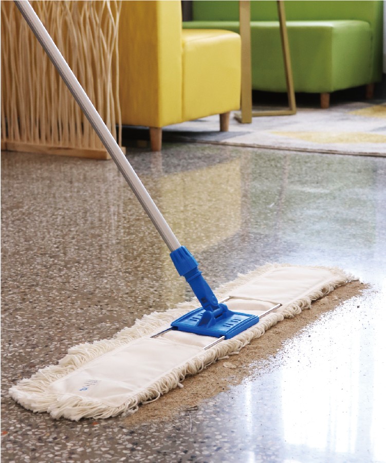 1662013170225891.jpg CT Acrylic Dust Mop Complete, US Style, Screw Thread Connector - Cleanic Cleaning Equipment