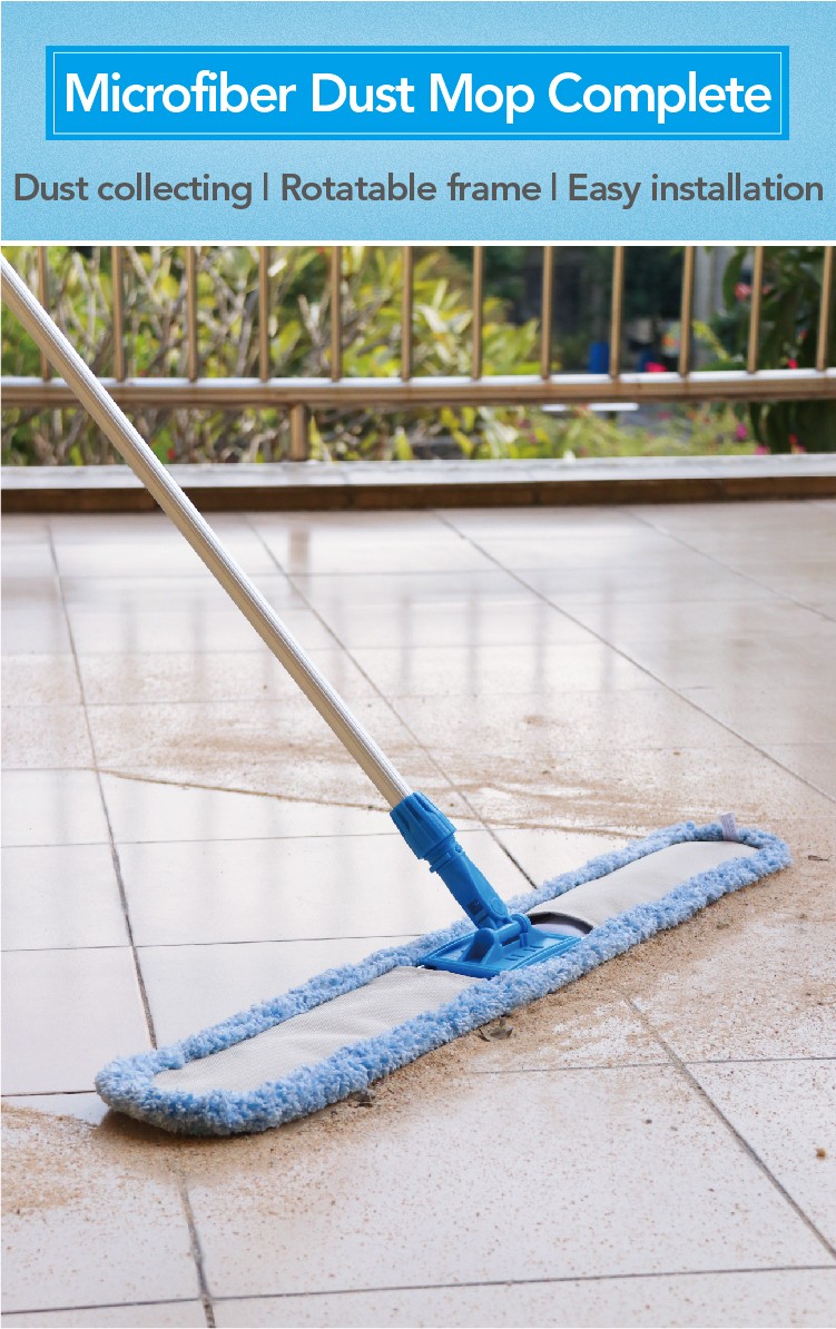 1662013853744244.jpg CT Microfiber Dust Mop, EU Style, Screw Thread Connector - Cleanic Cleaning Equipment