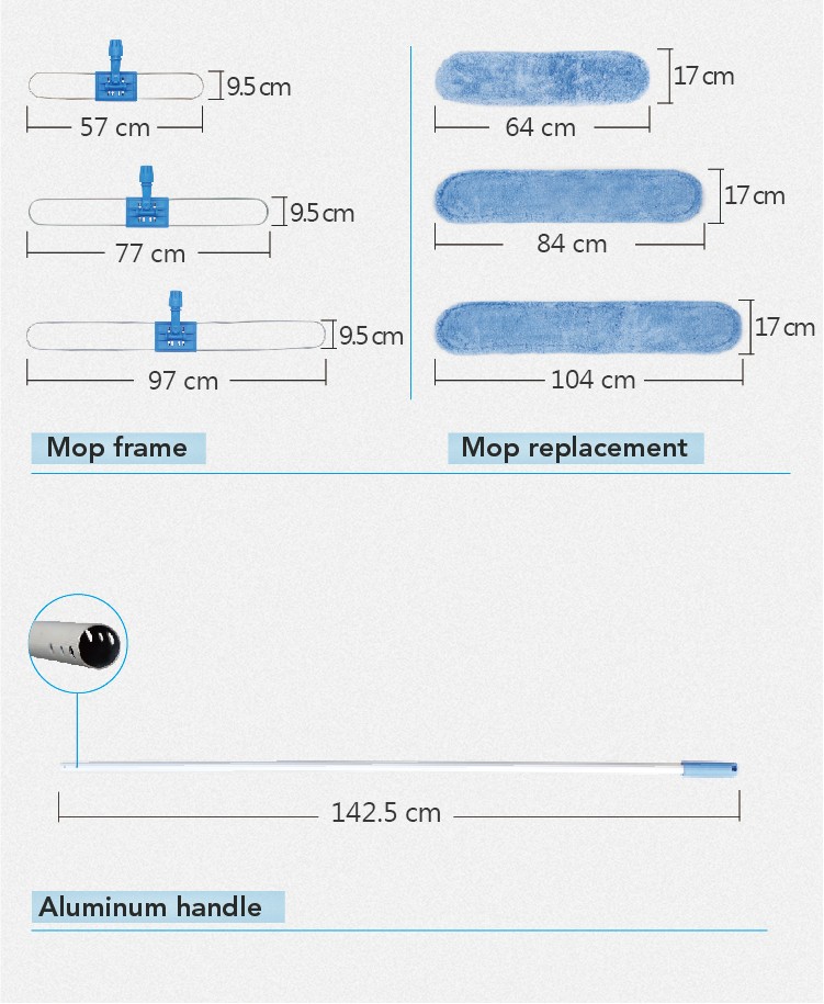 1662013854585024.jpg CT Microfiber Dust Mop, EU Style, Screw Thread Connector - Cleanic Cleaning Equipment