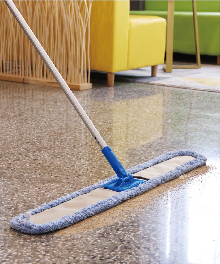 1662014224358178.jpg CT Microfiber Dust Mop, EU Style, Quick Lock Connector - Cleanic Cleaning Equipment