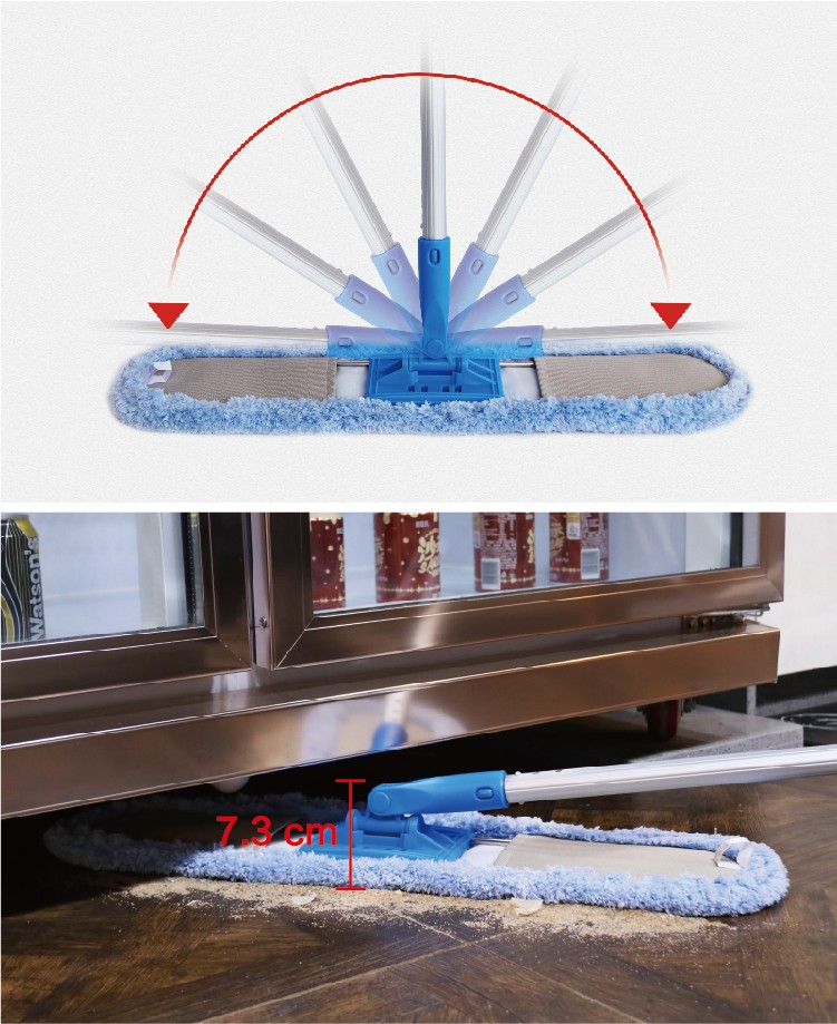 1662014225438842.jpg CT Microfiber Dust Mop, EU Style, Quick Lock Connector - Cleanic Cleaning Equipment