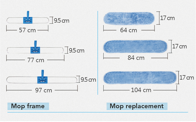 1662014226859100.jpg CT Microfiber Dust Mop, EU Style, Quick Lock Connector - Cleanic Cleaning Equipment
