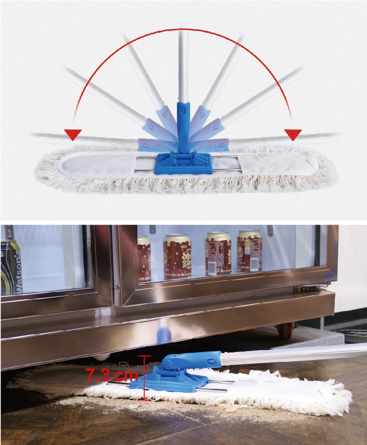 1662014301174421.jpg CT Acrylic Dust Mop, EU Style, Quick Lock Connector - Cleanic Cleaning Equipment