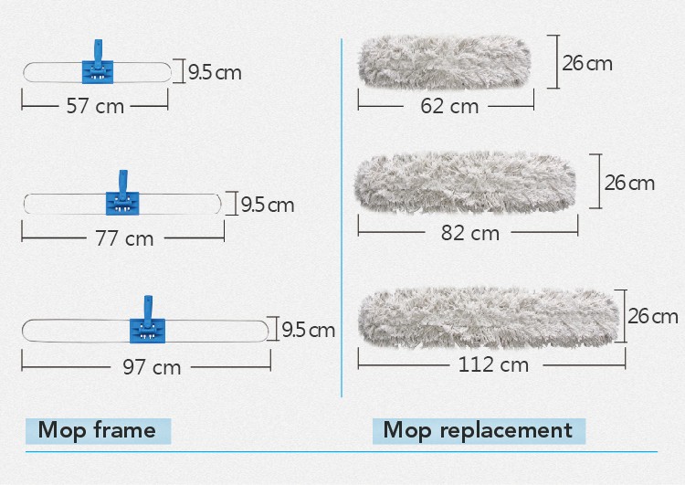 1662014301508874.jpg CT Acrylic Dust Mop, EU Style, Quick Lock Connector - Cleanic Cleaning Equipment