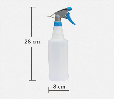 1662367010348128.jpg CT 650ml Oval Spray Bottle - Cleanic Cleaning Equipment
