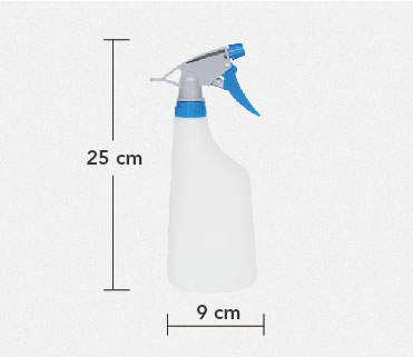 1662367010410155.jpg CT 650ml Oval Spray Bottle - Cleanic Cleaning Equipment