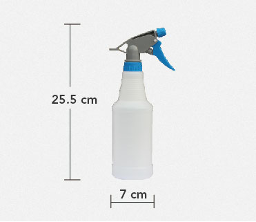 1662367014367872.jpg CT 650ml Oval Spray Bottle - Cleanic Cleaning Equipment