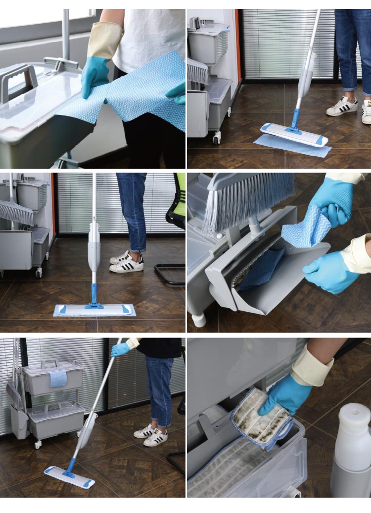 1662519348232947.jpg CT No-Dirty Water Double Deck Trolley - Cleanic Cleaning Equipment