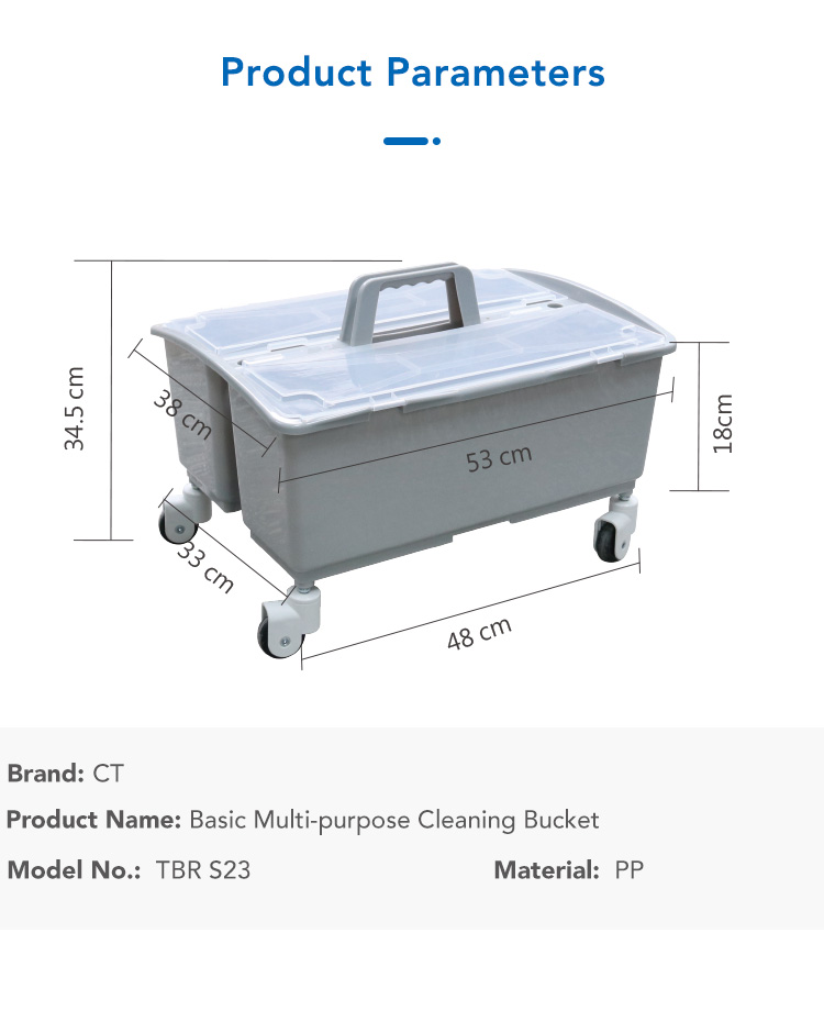 1662520034687216.jpg CT 23L Multi-purpose Cleaning Bucket - Cleanic Cleaning Equipment