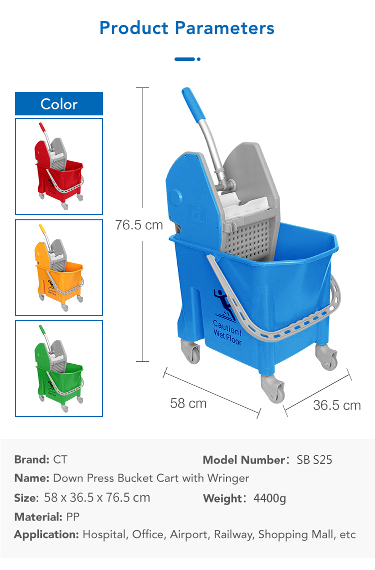 1669623139557796.jpg CT Single Bucket with Wringer - Cleanic Cleaning Equipment