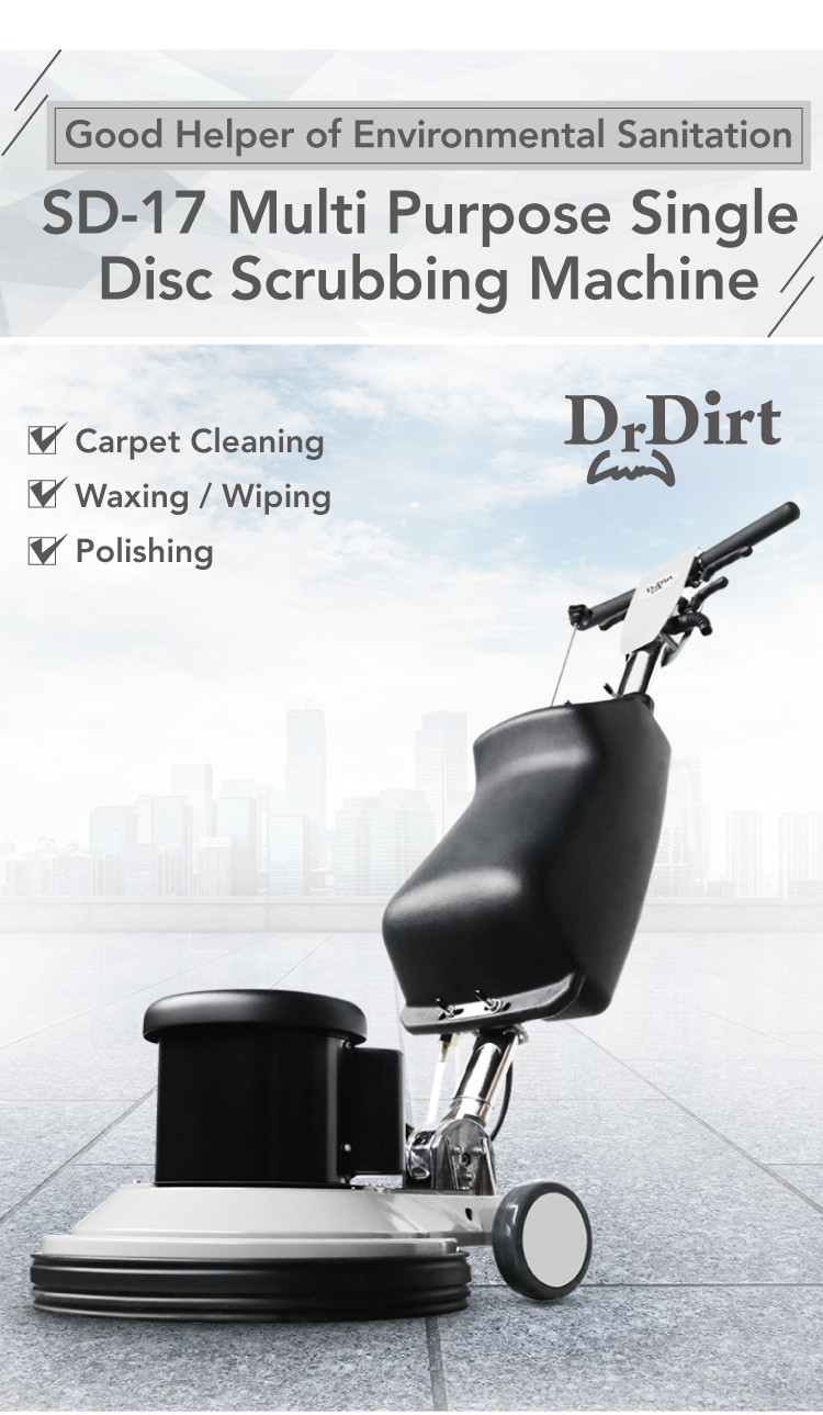 91009565.jpg Dr.Dirt Single Disc Floor Scrubber - Cleanic Cleaning Equipment
