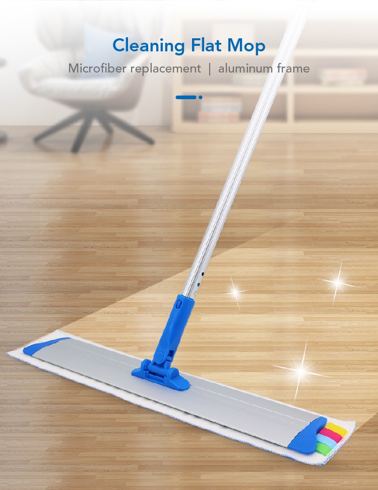 27426922.jpg CT Aluminium Flat Mop Velcro Frame With Quick Connect Holder - Cleanic Cleaning Equipment