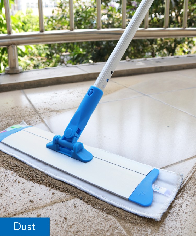 75755818.jpg CT Aluminium Flat Mop Velcro Frame With Quick Connect Holder - Cleanic Cleaning Equipment
