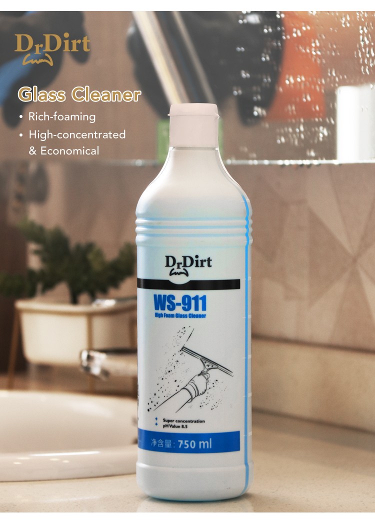 72957599.jpg Dr.Dirt High Foam Glass Cleaner - Cleanic Cleaning Equipment
