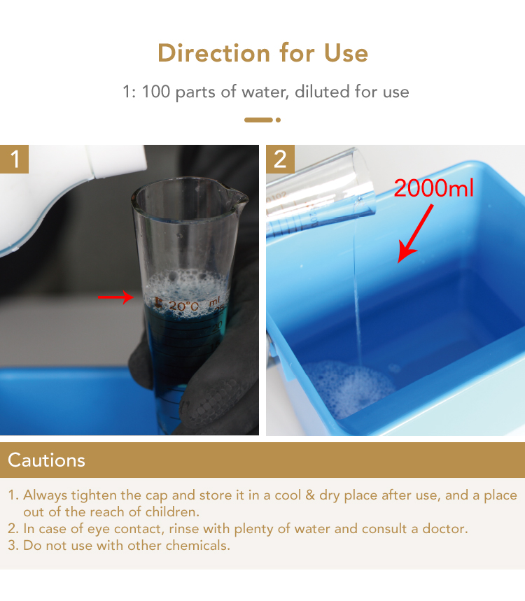 96295521.jpg Dr.Dirt High Foam Glass Cleaner - Cleanic Cleaning Equipment