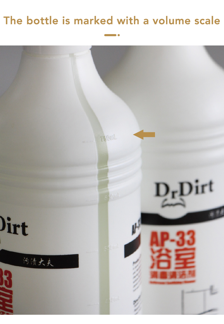 98437191.jpg Dr.Dirt Bathroom Multi Purpose Cleaner - Cleanic Cleaning Equipment