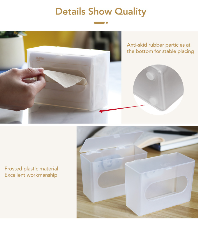39707401.jpg Dr.Dirt Bamboo Pulp Facial Tissue With Tissue Box - Cleanic Cleaning Equipment