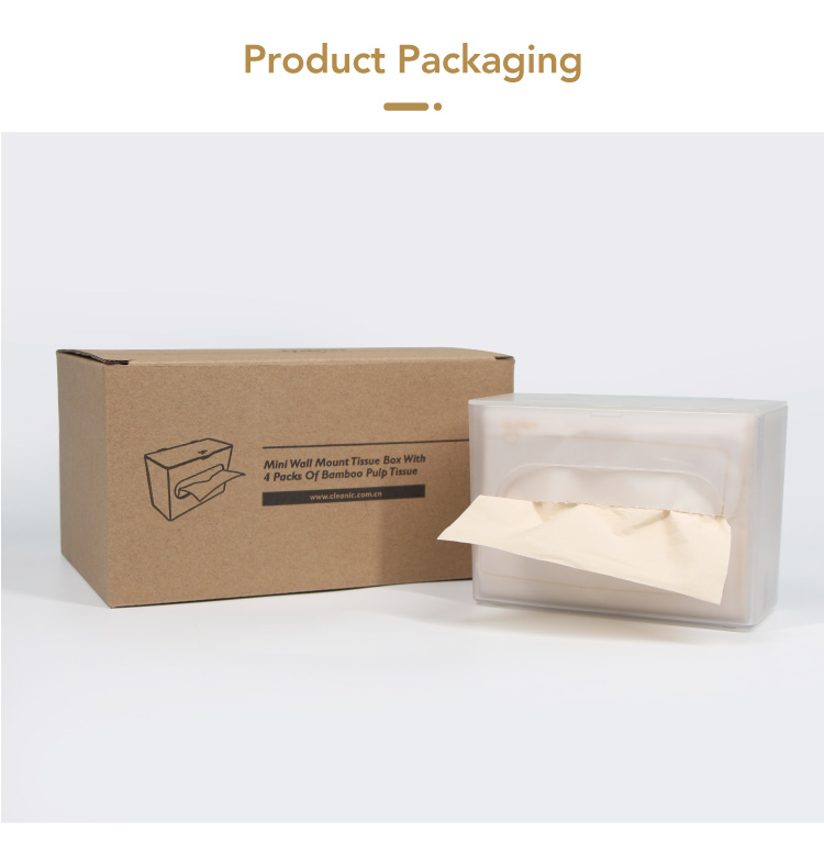 69362500.jpg Dr.Dirt Bamboo Pulp Facial Tissue With Tissue Box - Cleanic Cleaning Equipment
