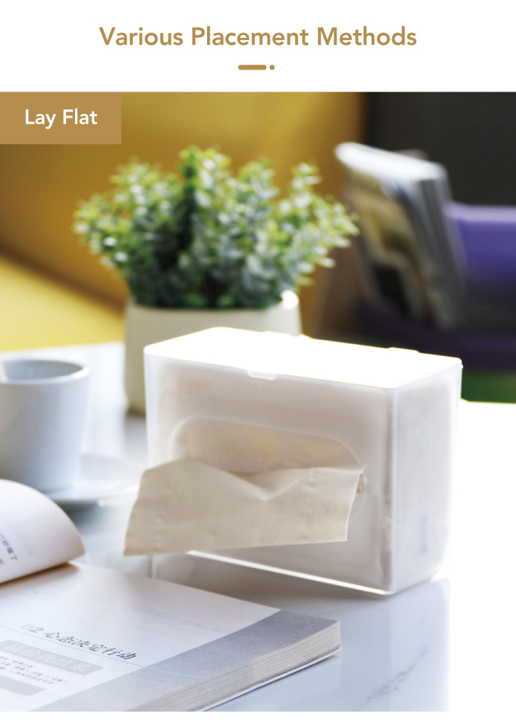 74890385.jpg Dr.Dirt Bamboo Pulp Facial Tissue With Tissue Box - Cleanic Cleaning Equipment
