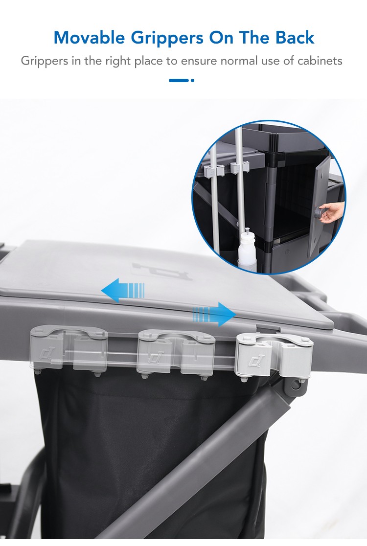 96756696.jpg CT CT Janitorial Cart-Basic - Cleanic Cleaning Equipment