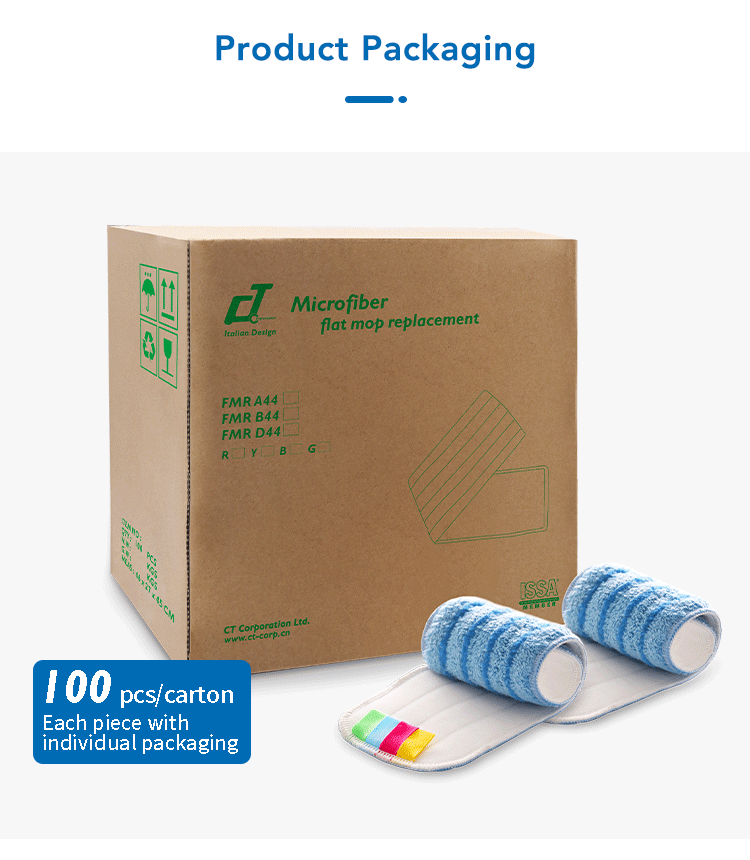 98374159.png CT Economical Microfiber Flat Mop Pad - Cleanic Cleaning Equipment