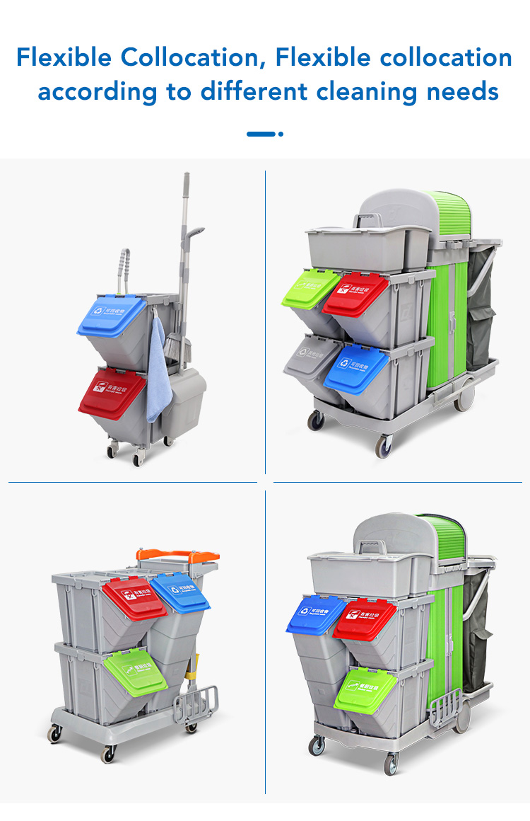 CT 25L Trash Sorting Bin without Wheels - Cleanic Cleaning Equipment