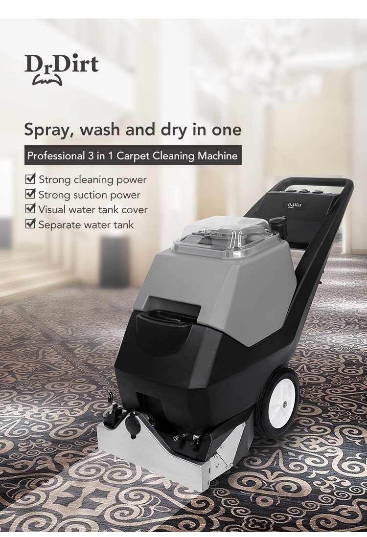 96893589.jpg Dr.Dirt 3 in 1 Carpet Cleaning Machine - Cleanic Cleaning Equipment