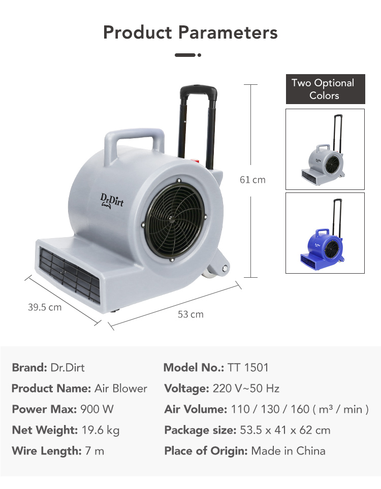 45911826.jpg Dr.Dirt Lightweight Low-noise Air Blower - Cleanic Cleaning Equipment