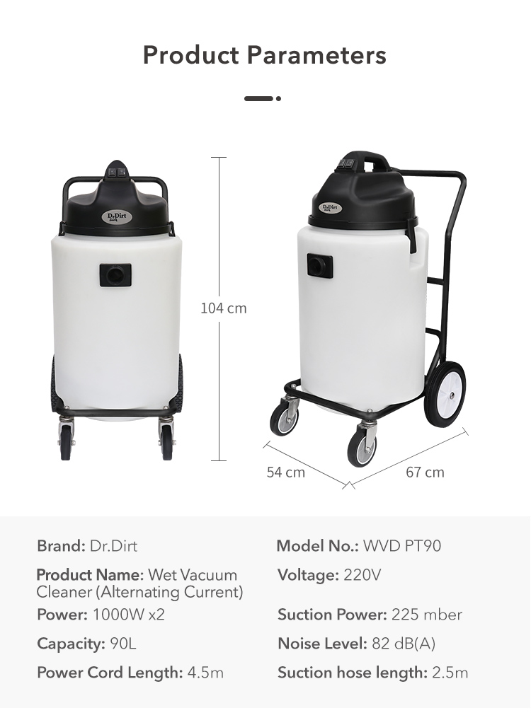 18241127.jpg Dr.Dirt Industrial Wet Vacuum Cleaner - Cleanic Cleaning Equipment