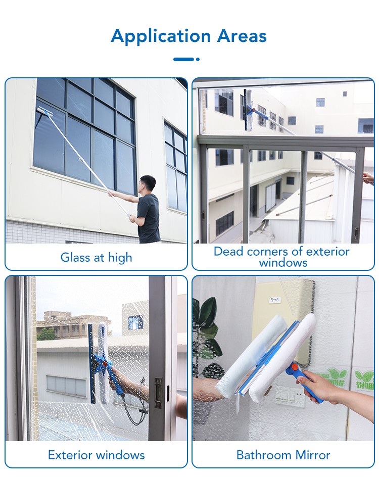 22945880.jpg CT 2 In 1 Plastic Swivel Combo Window Squeegee - Cleanic Cleaning Equipment