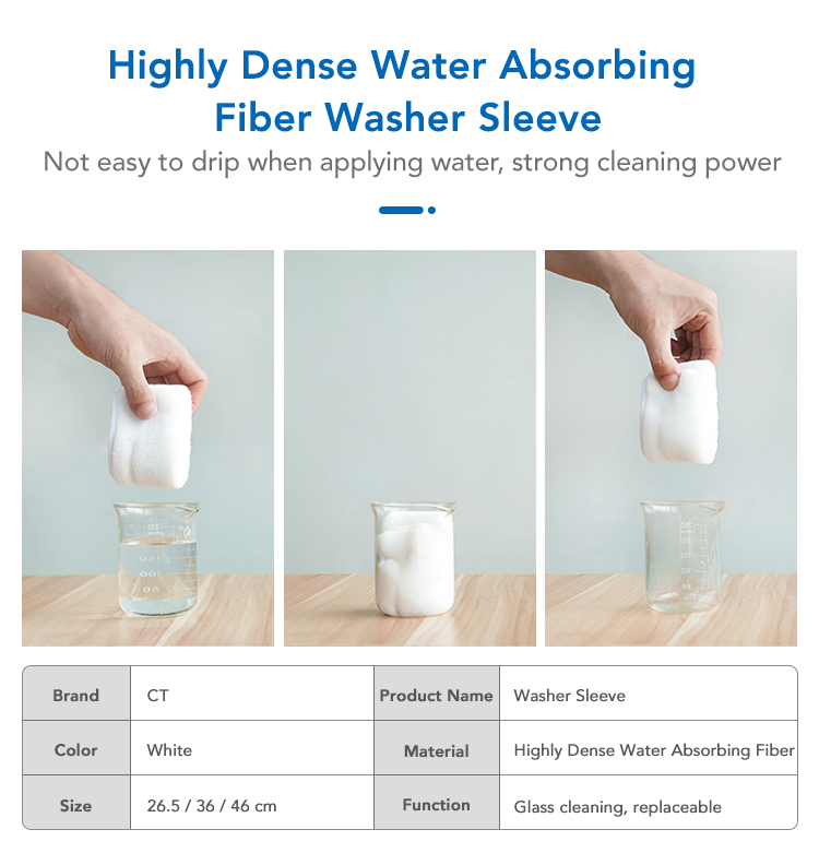 51963740.jpg CT 2 In 1 Plastic Swivel Combo Window Squeegee - Cleanic Cleaning Equipment