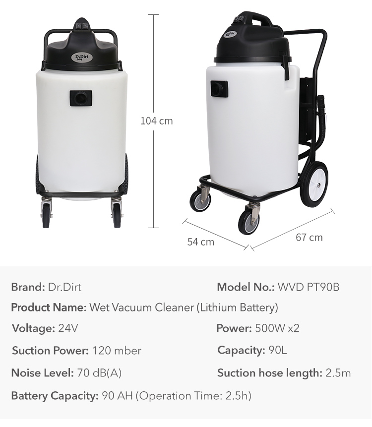 14790780.jpg Dr.Dirt Industrial Wet Vacuum Cleaner - Cleanic Cleaning Equipment