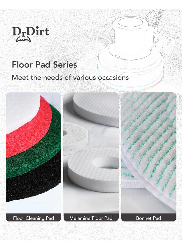 33675572.jpg Dr.Dirt Multifunctional Floor Pad - Cleanic Cleaning Equipment