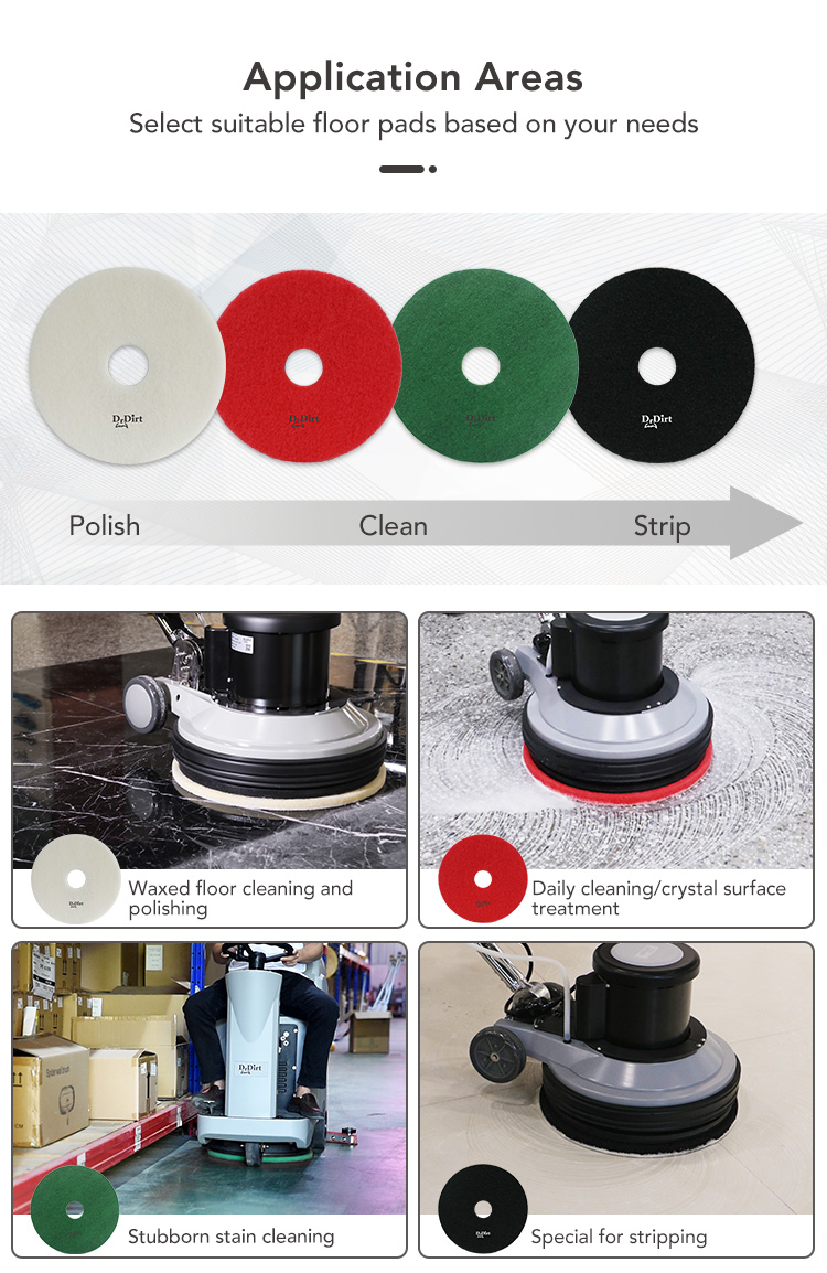 66850307.jpg Dr.Dirt Multifunctional Floor Pad - Cleanic Cleaning Equipment
