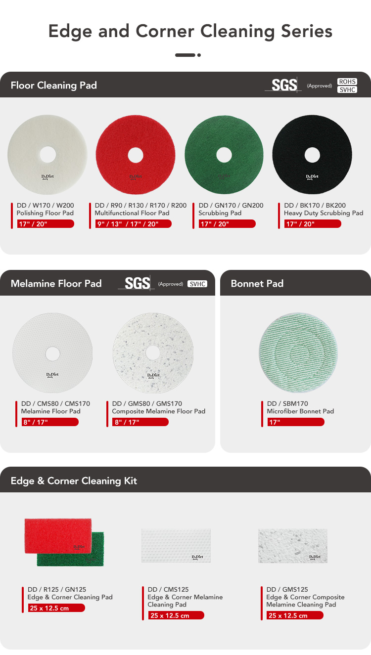84042671.jpg Dr.Dirt Multifunctional Floor Pad - Cleanic Cleaning Equipment