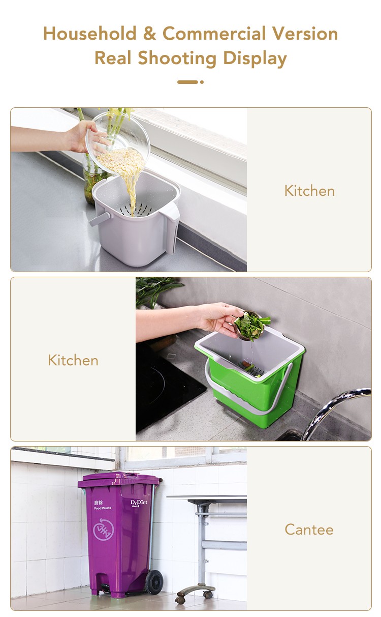 99365597.jpg Dr.Dirt Kitchen Food Waste Bucket - Cleanic Cleaning Equipment