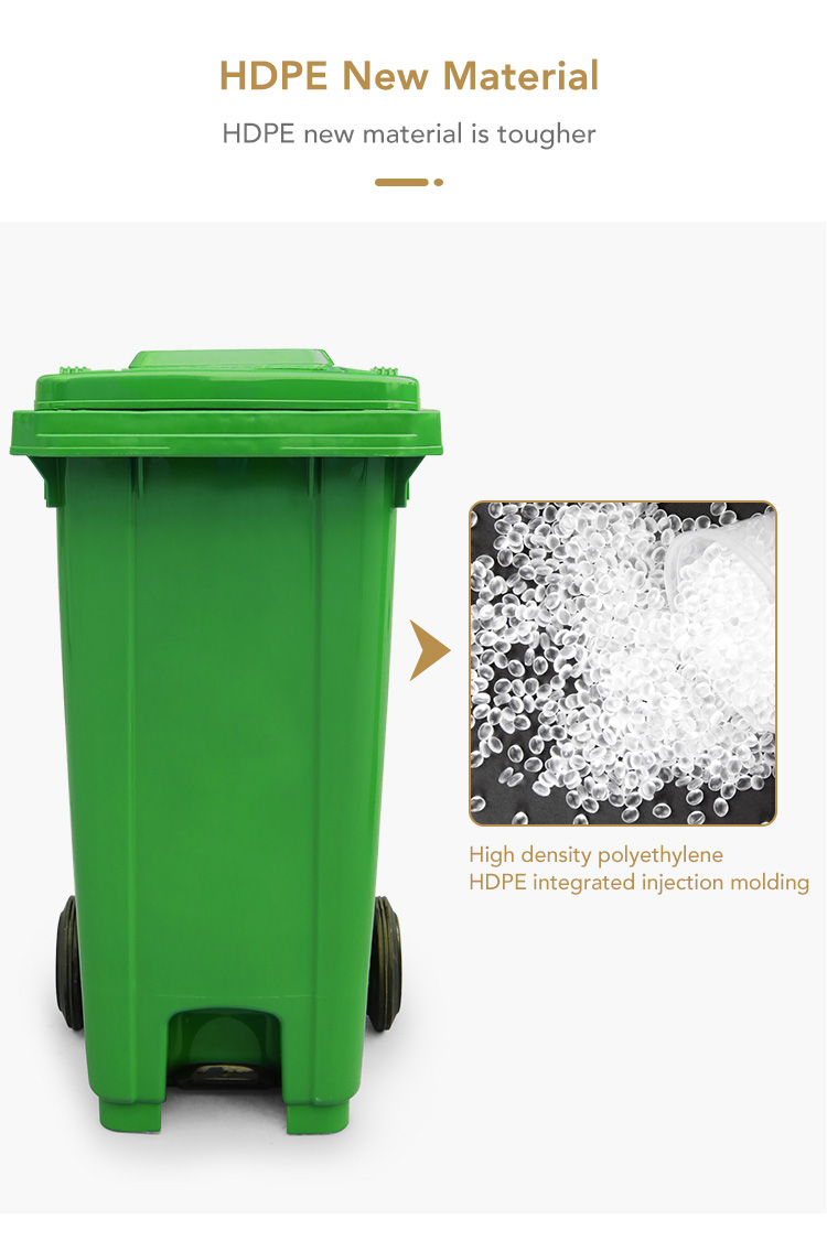 18099531.jpg Dr.Dirt 660L Plastic Outdoor Trash Bin - Cleanic Cleaning Equipment