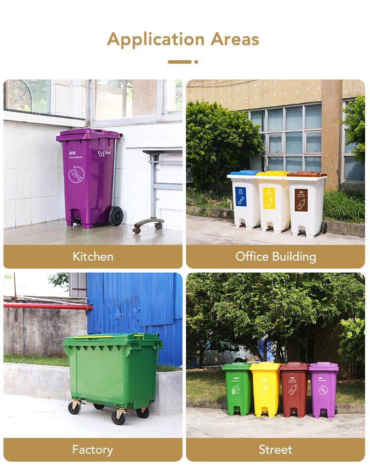 51721283.jpg Dr.Dirt 660L Plastic Outdoor Trash Bin - Cleanic Cleaning Equipment
