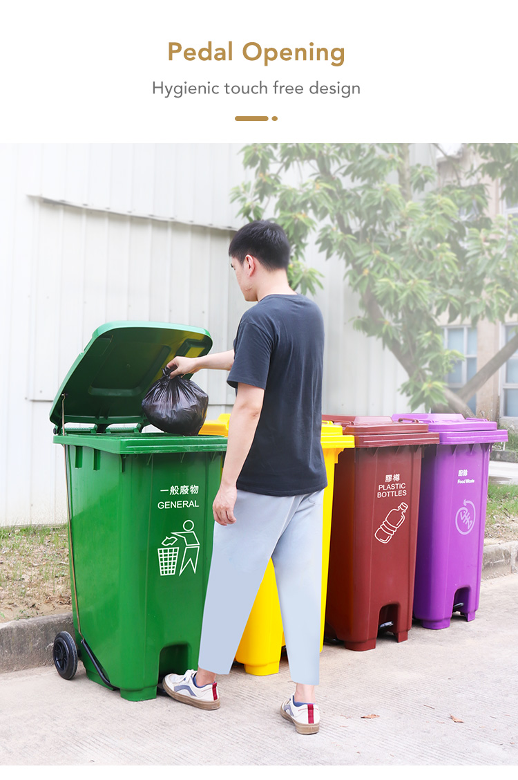 97725522.jpg Dr.Dirt 660L Plastic Outdoor Trash Bin - Cleanic Cleaning Equipment