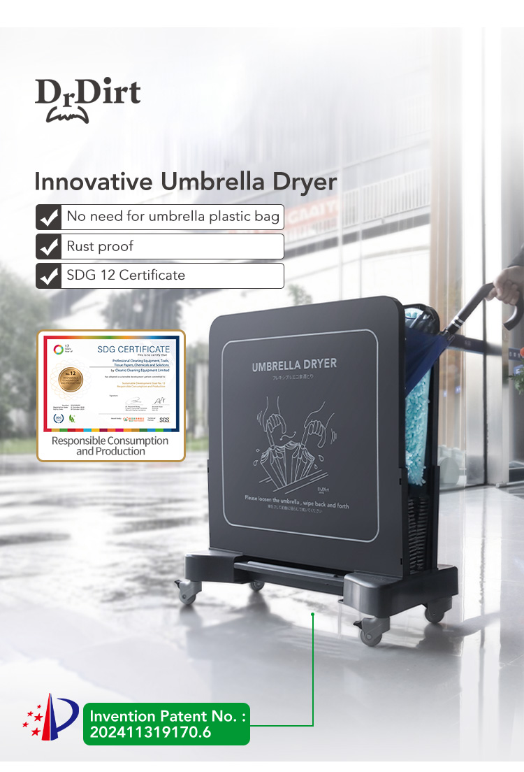 11656323.jpg Dr.Dirt Umbrella Dryer - Cleanic Cleaning Equipment
