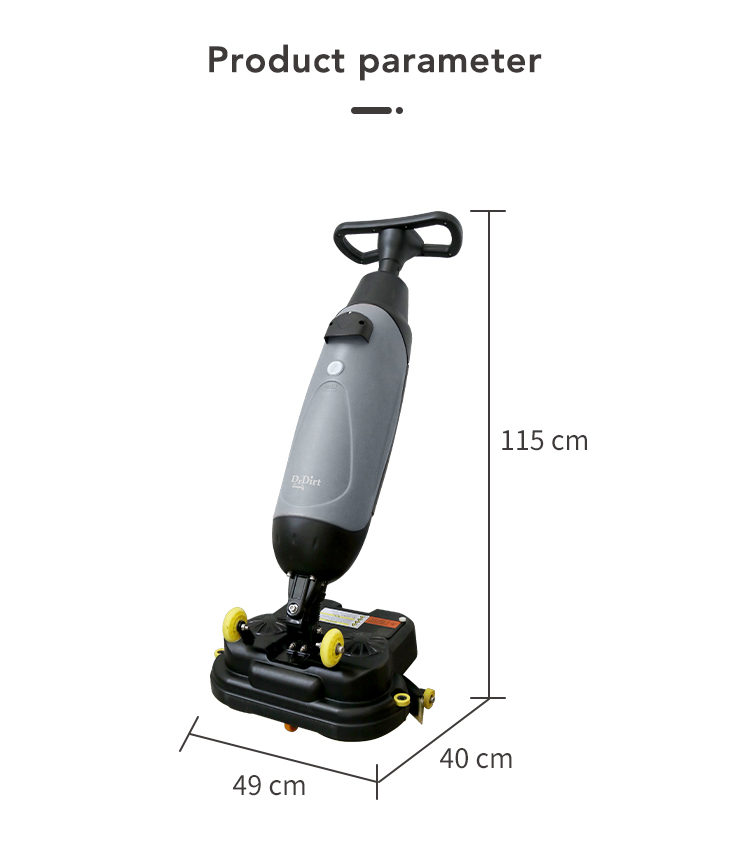 81115212.jpg Dr.Dirt Mini Floor Scrubber - Cleanic Cleaning Equipment
