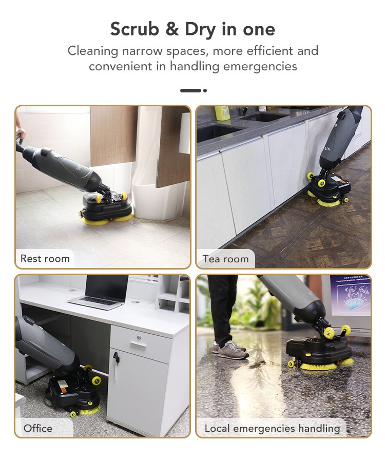 82683883.jpg Dr.Dirt Mini Floor Scrubber - Cleanic Cleaning Equipment