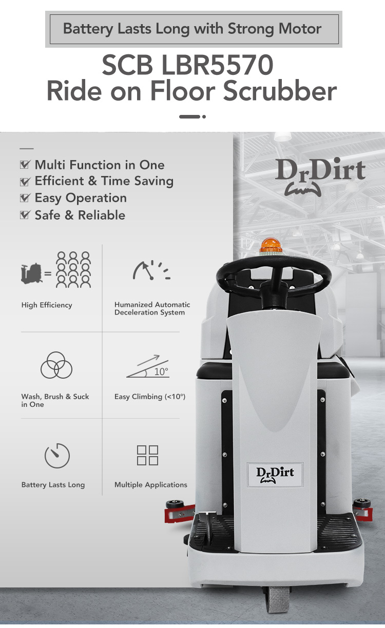 99168300.jpg Dr.Dirt Ride-on Floor Sweeper - Cleanic Cleaning Equipment