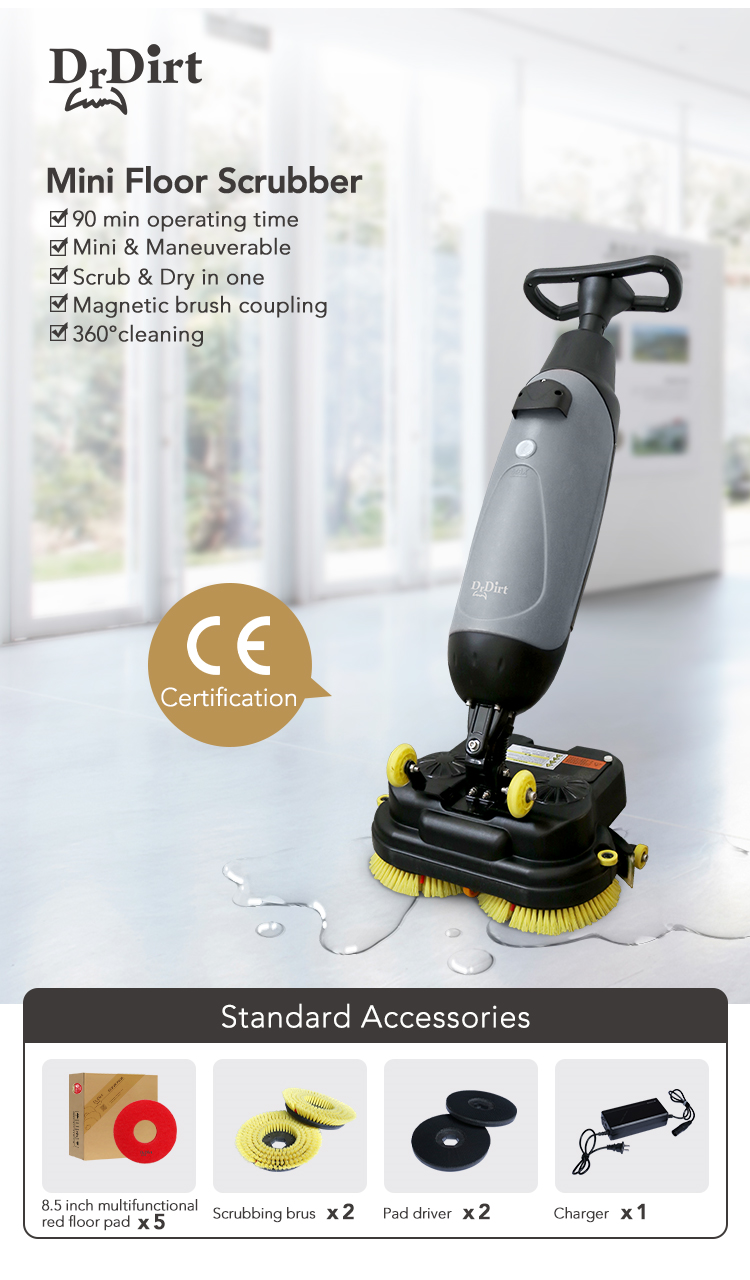 78294579.png Dr.Dirt Mini Floor Scrubber - Cleanic Cleaning Equipment
