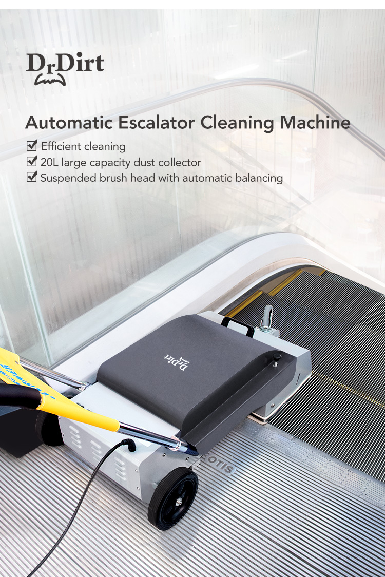 31209994.jpg Dr.Dirt Escalator Cleaning Machine - Cleanic Cleaning Equipment